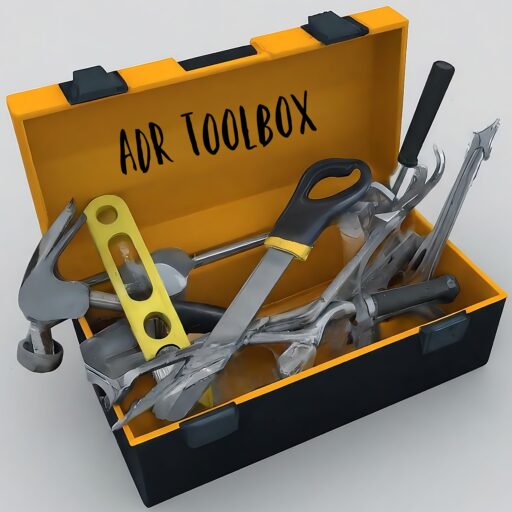 a toolbox with tools